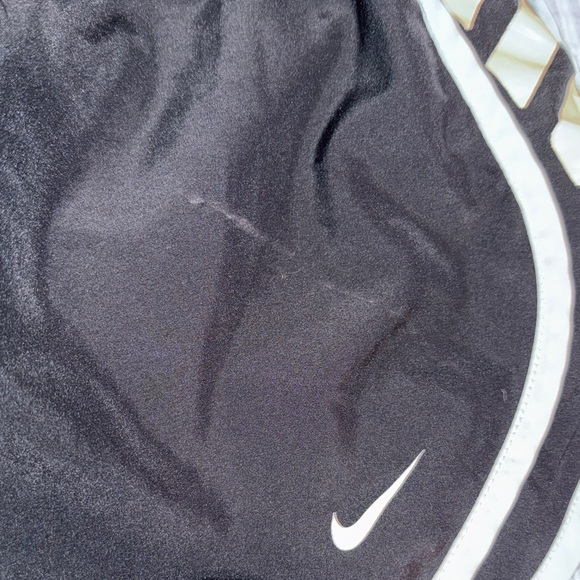 Nike Women's Black and White Athletic Shorts - Picture 5 of 5